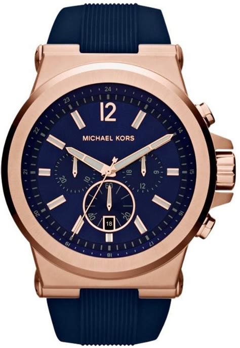 michael kors watch navy blue|michael kors mk8295.